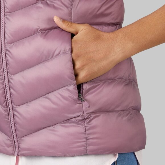 32 Degrees Women's Lightweight Quilted Full Zip Puffer Vest Size XXL - Picture 3 of 10